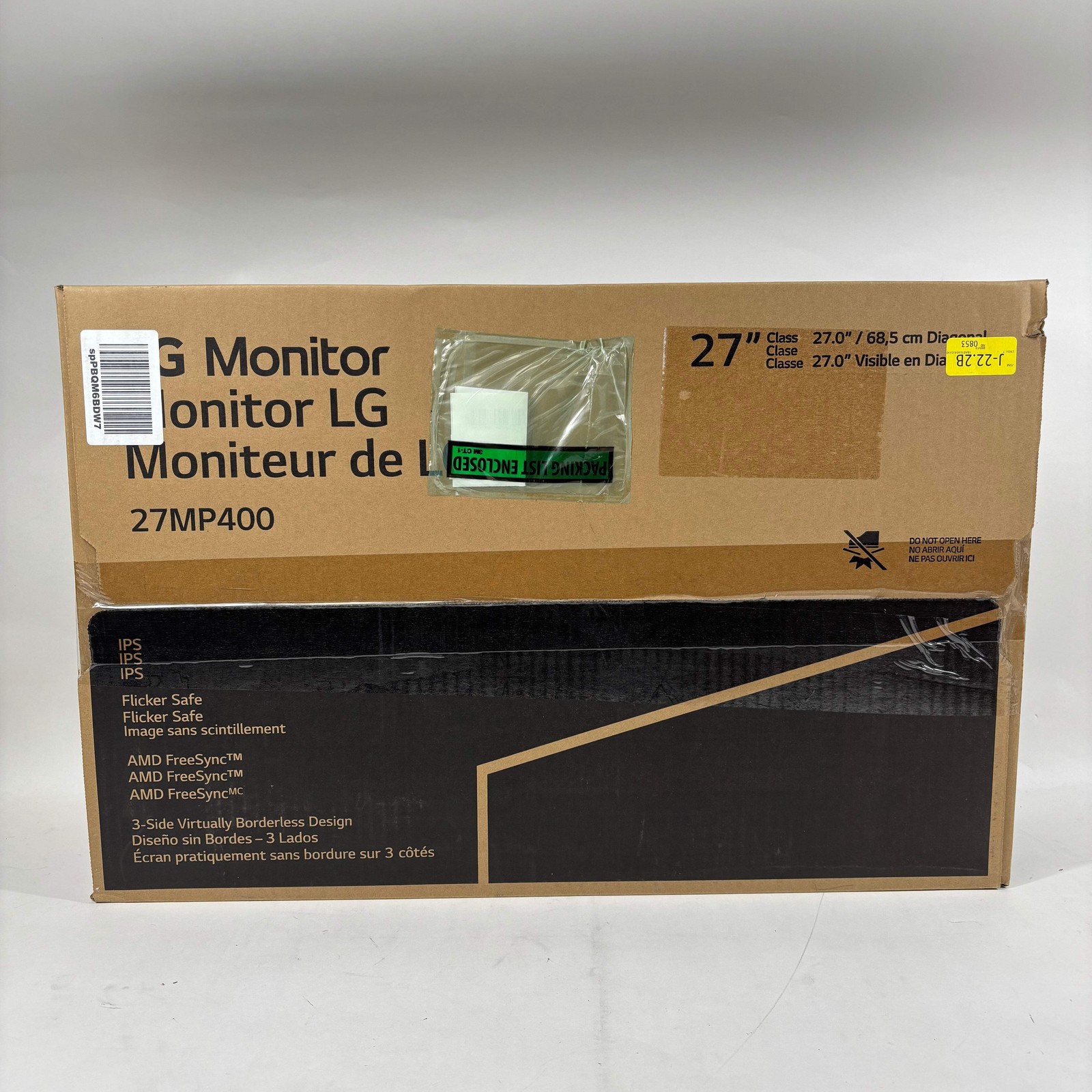 LG 27" 27MP400 Full HD IPS 75Hz FreeSync Gaming Monitor — photo 2