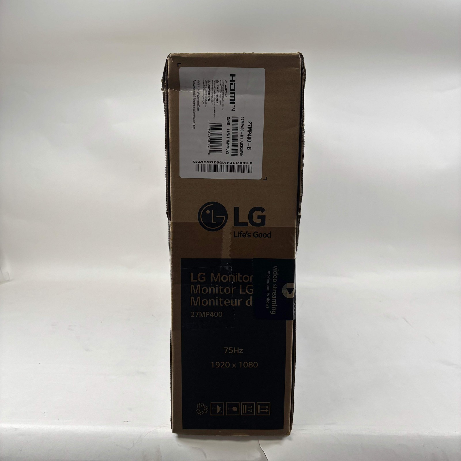 LG 27" 27MP400 Full HD IPS 75Hz FreeSync Gaming Monitor — photo 3