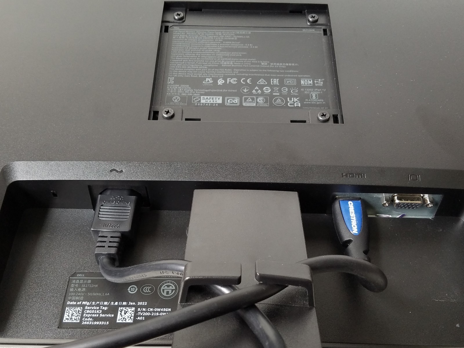 Dell SE2722HX 27" Full HD (1920 X 1080) 75Hz LED Monitor HDMI Gaming *Open Box* — photo 5