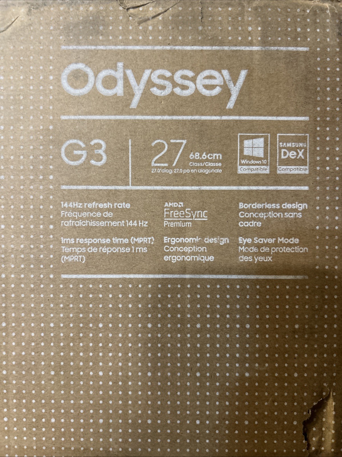 Samsung Odyssey G3 S27AG320 27" Full HD 1080p 165Hz 1ms VA Gaming Monitor — photo 2
