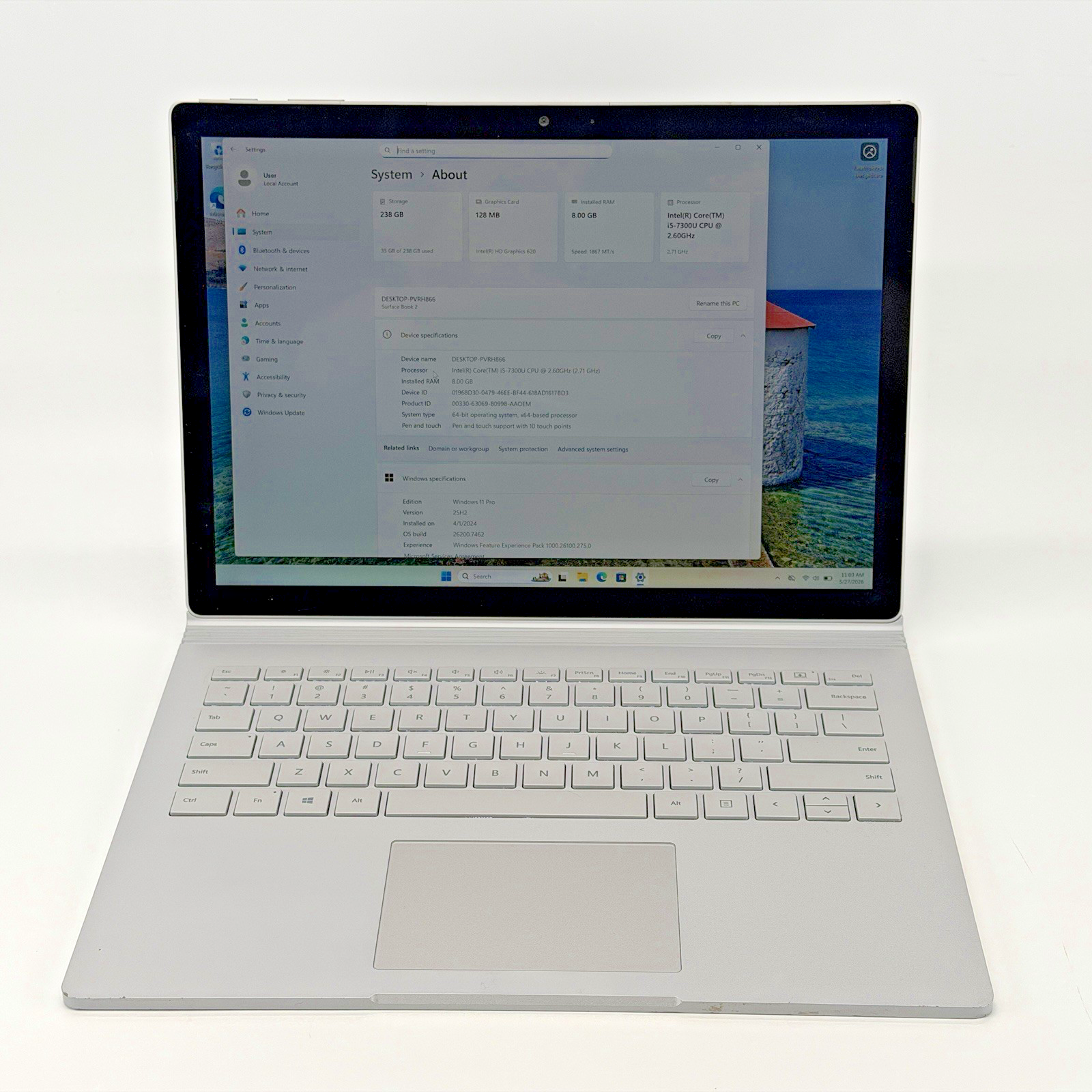 Microsoft Surfacebook 2 1832 Intel i5-7300U 2.6 GHz 8 GB RAM 256 GB SSD READ — photo 2