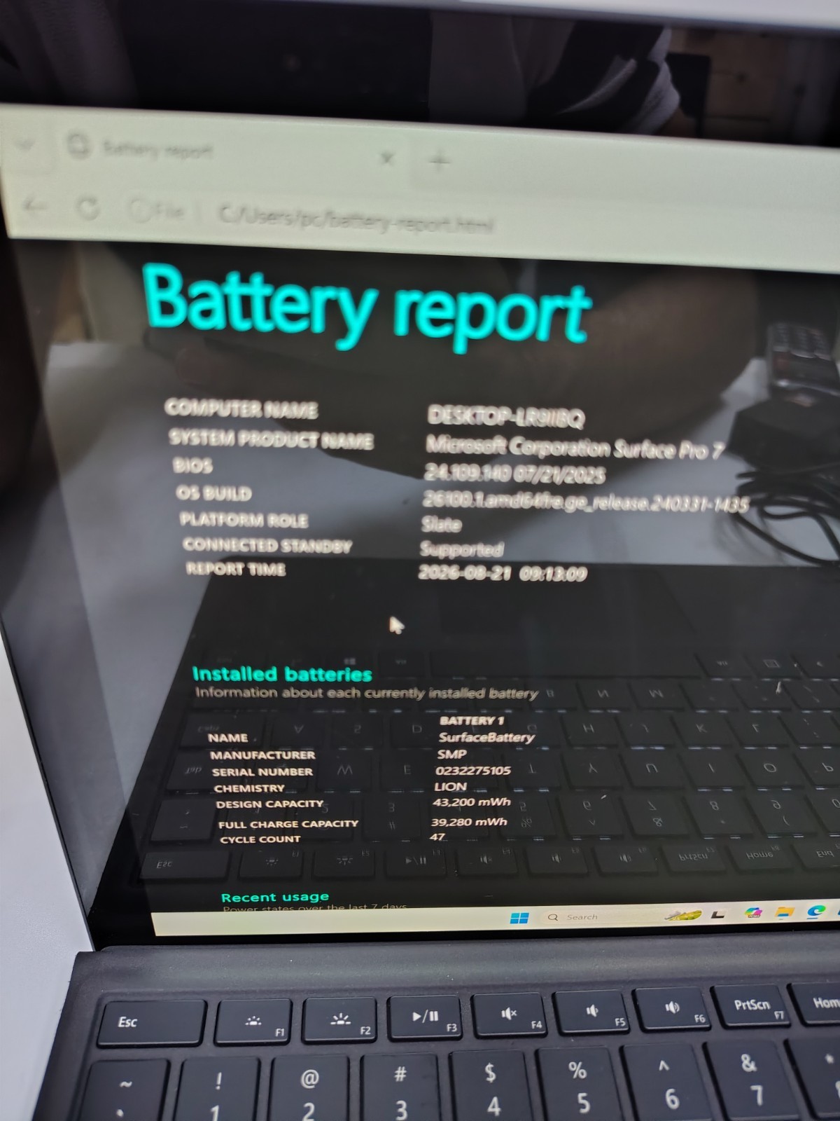 Microsoft Surface Pro 7 i7 16gb RAM 512 SSD 1065G7 1.3GHz 1.5 GHz With KB — photo 5