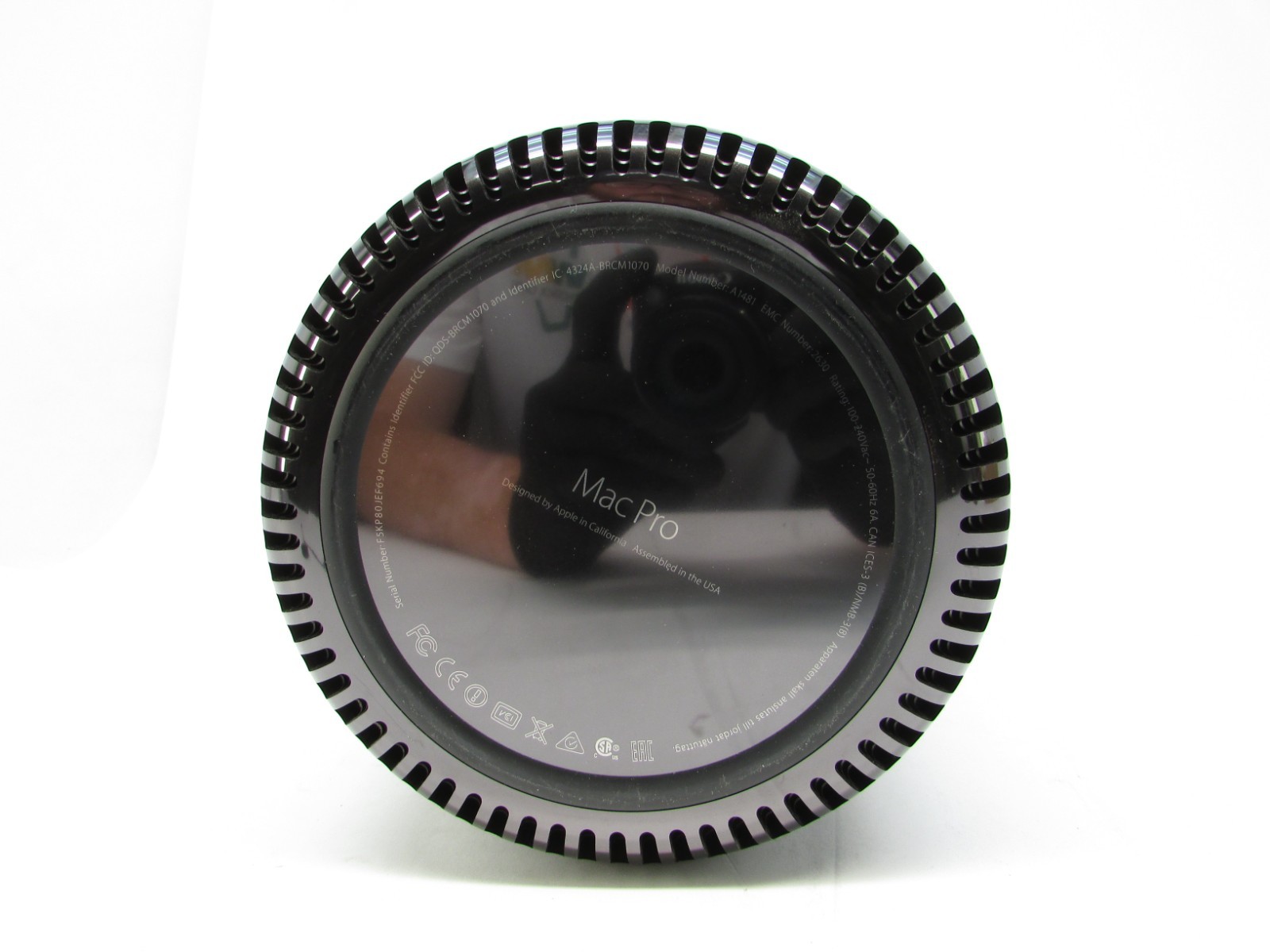 2013 Mac Pro A1481 Xeon E5-1650 V2 3.50GHz 64GB RAM 512 SSD No AC 2x D500 — photo 3