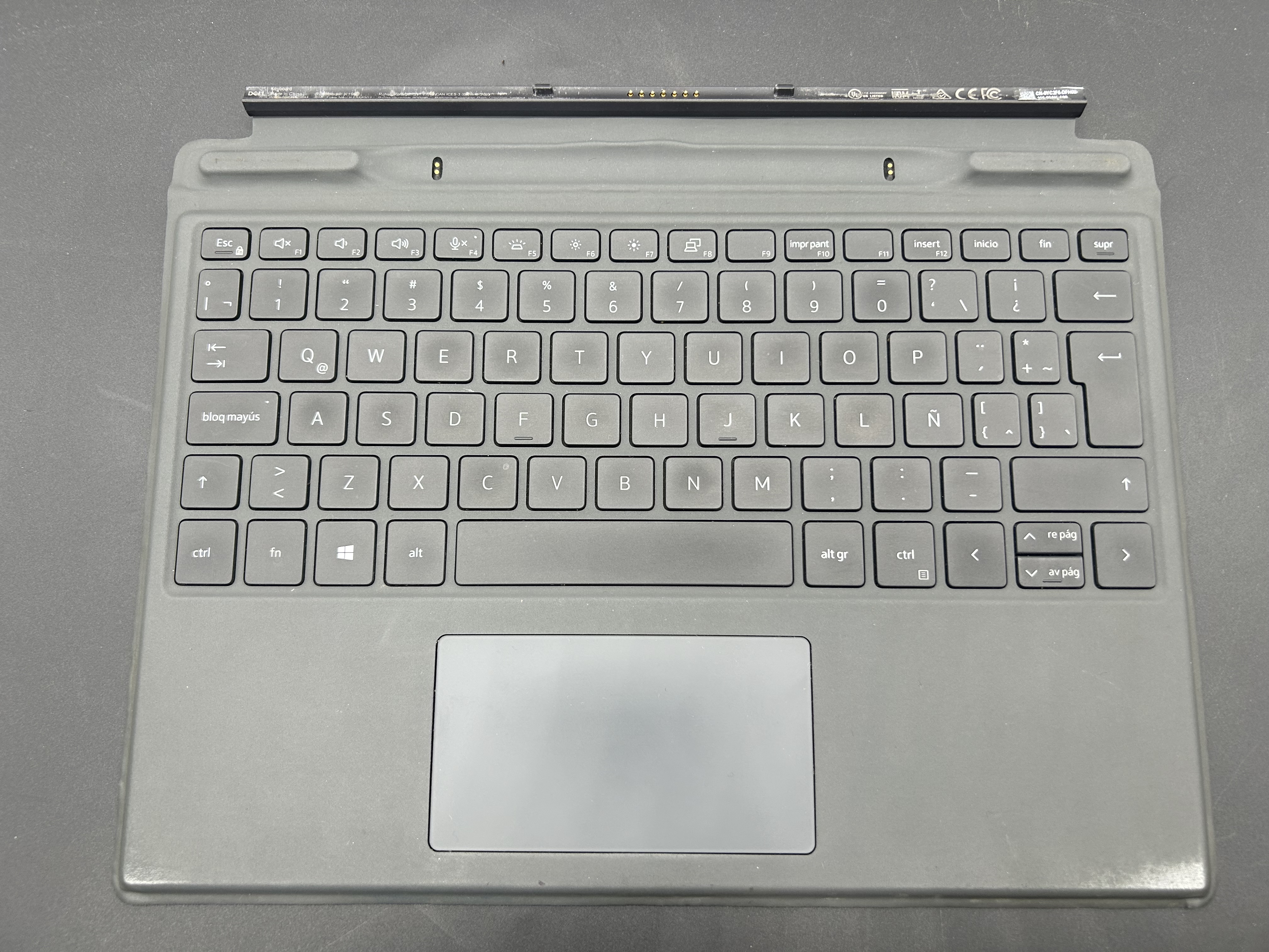 Dell Latitude 7320 Detachable Travel Keyboard K19M Latin Spanish 0YC2F6 YC2F6 — photo 2