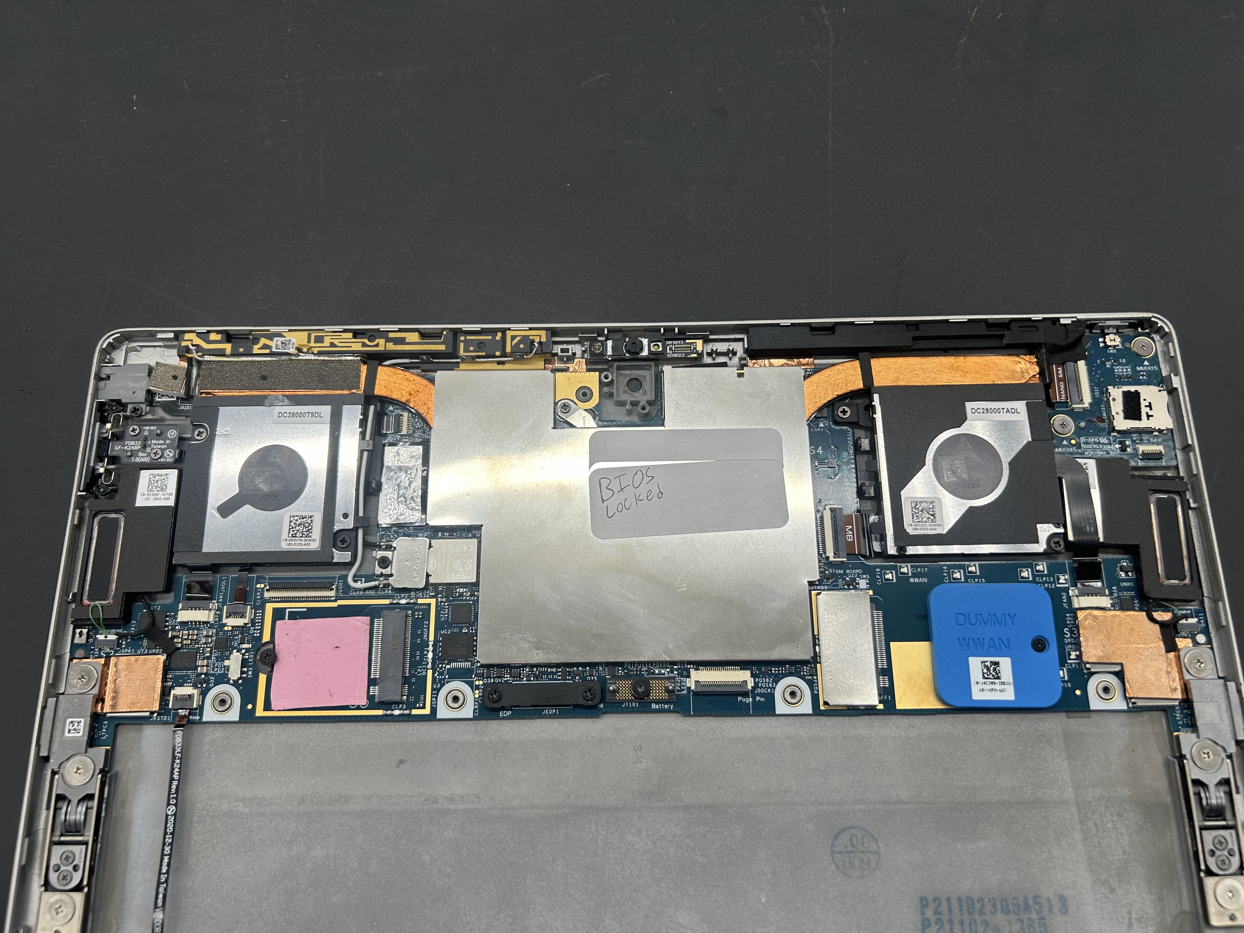 Dell Latitude 7320 Detachable Motherboard i5-1140G7 16GB P00J4 BIOS LOCKED — photo 2
