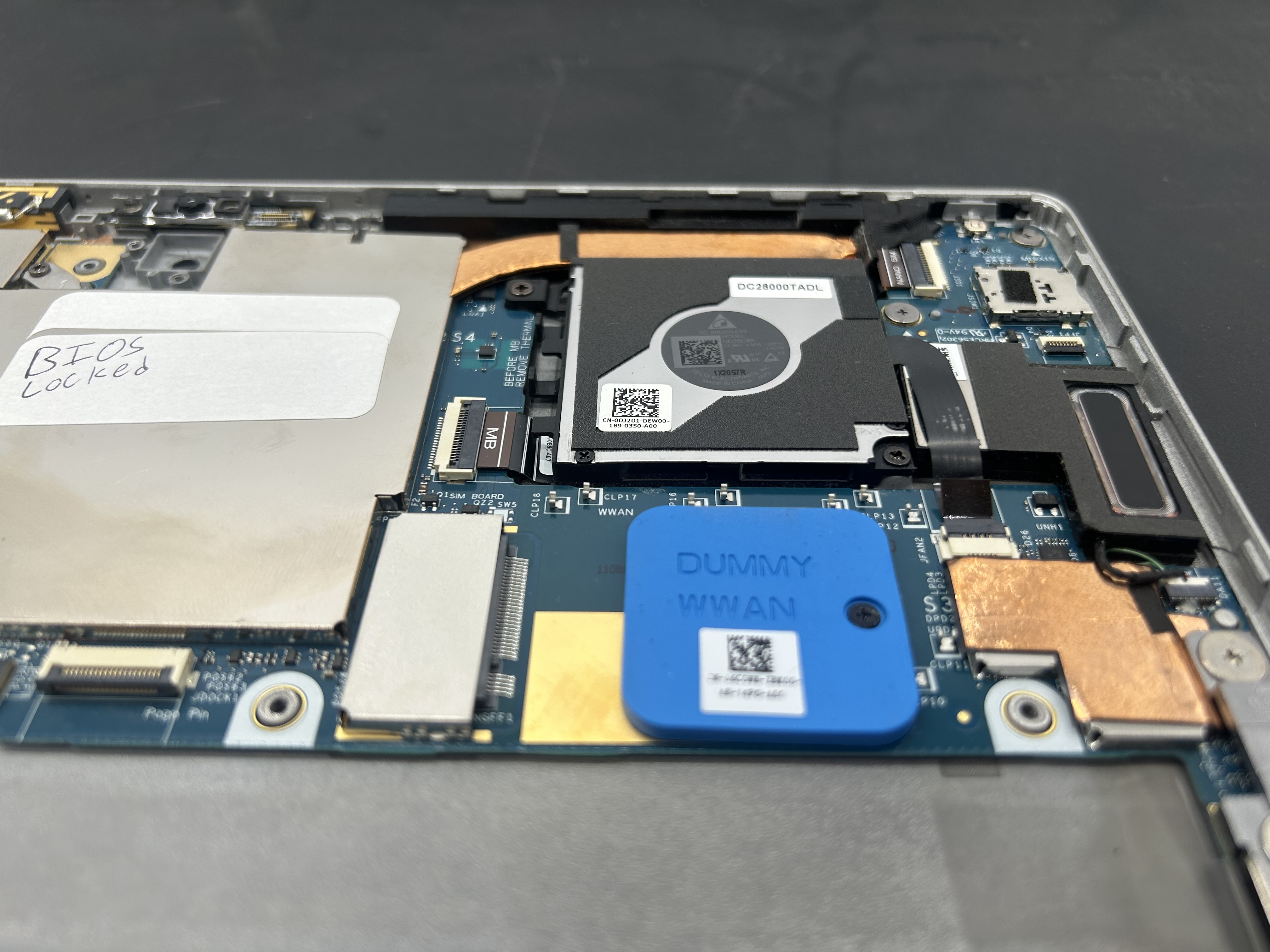 Dell Latitude 7320 Detachable Motherboard i5-1140G7 16GB P00J4 BIOS LOCKED — photo 3