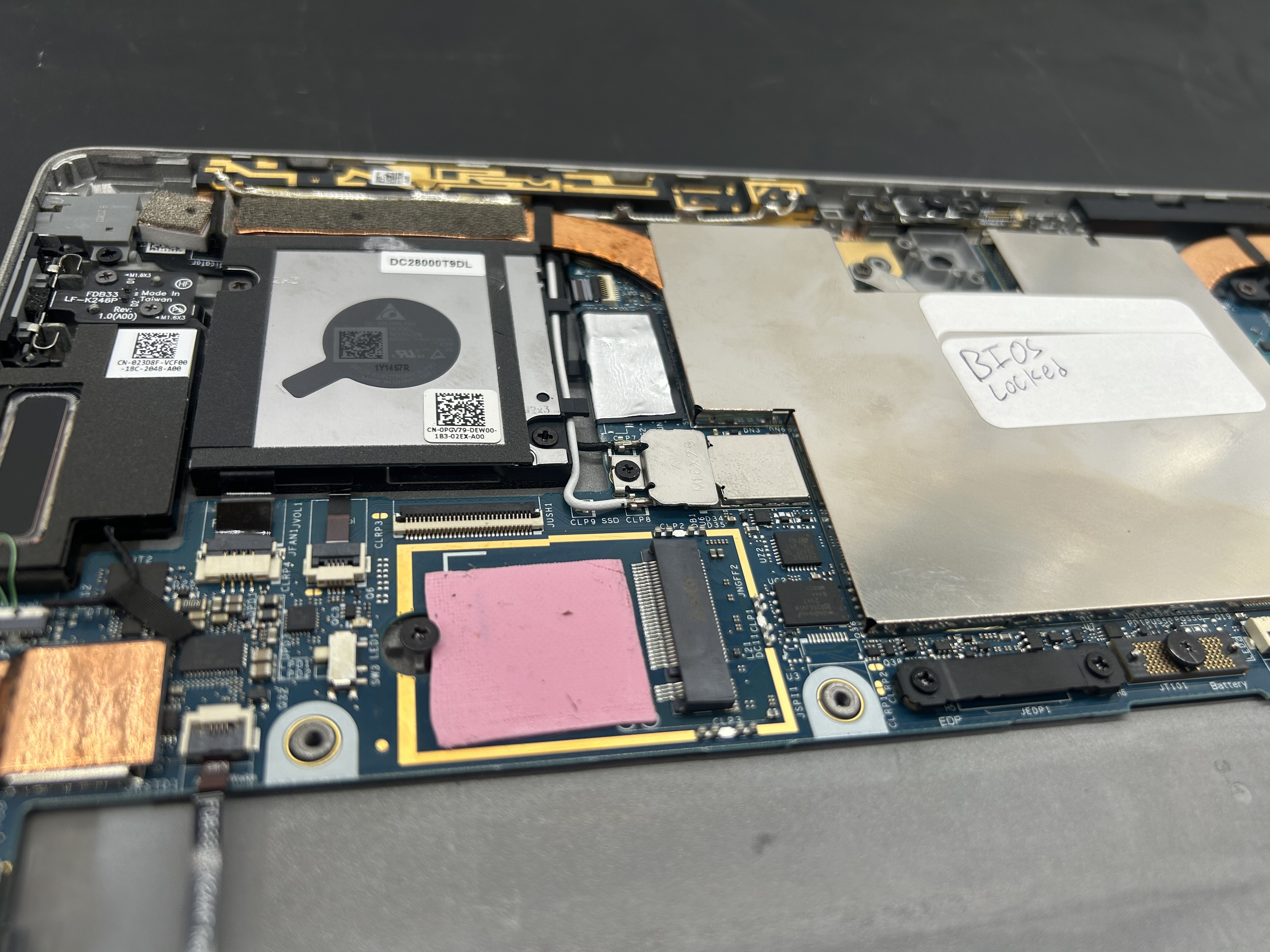 Dell Latitude 7320 Detachable Motherboard i5-1140G7 16GB P00J4 BIOS LOCKED — photo 4