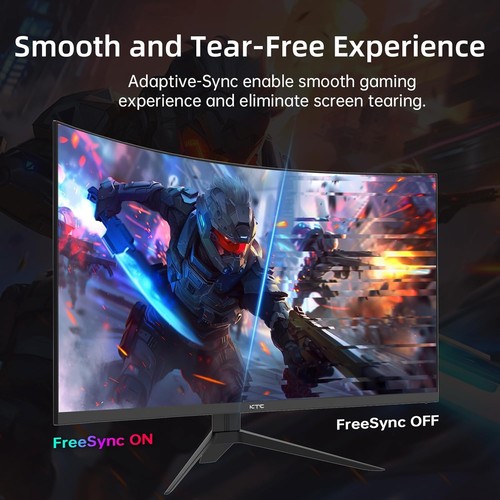 KTC H32S17F 32'' 240Hz Curved Gaming Monitor FHD 1080P 1500R HDR Gaming Monitor — photo 3