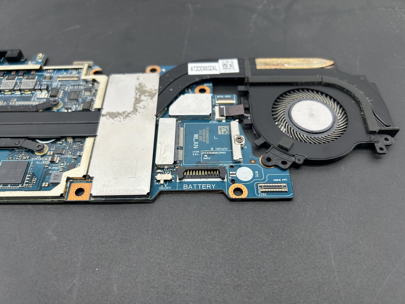 Dell Latitude 7200 2-in-1 i5-8265U 8GB Motherboard 0XFWFG Bad Battery Port READ