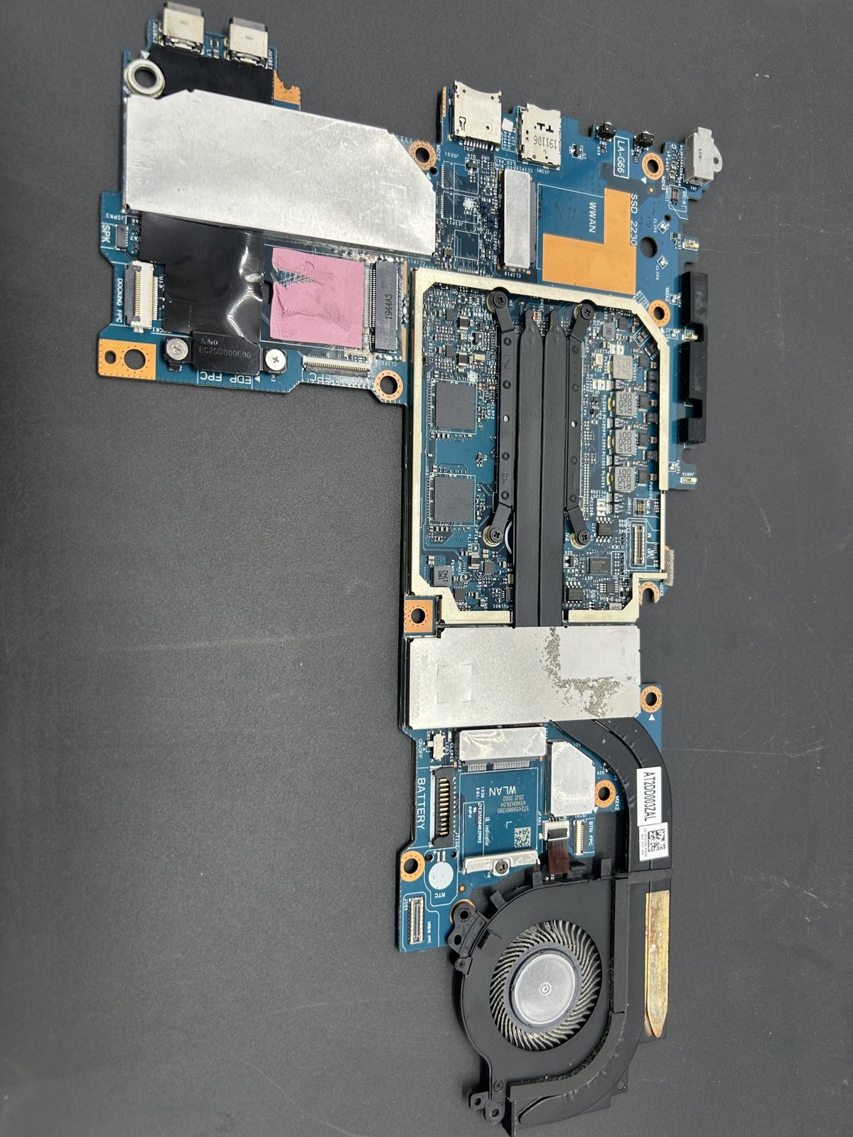 Dell Latitude 7200 2-in-1 i5-8365U 8GB Motherboard 0K1R84 Bad Battery Port READ — photo 3