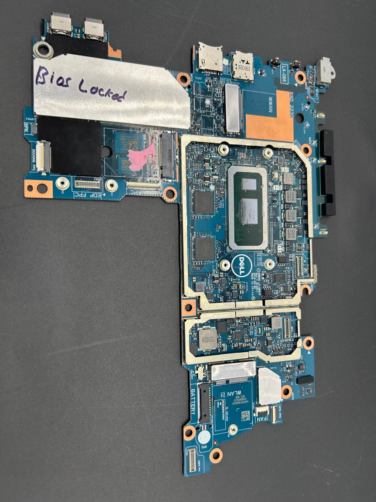 Dell Latitude 7200 2-in-1 i5-8365U 16GB Motherboard 0TJFG7 BIOS Locked READ