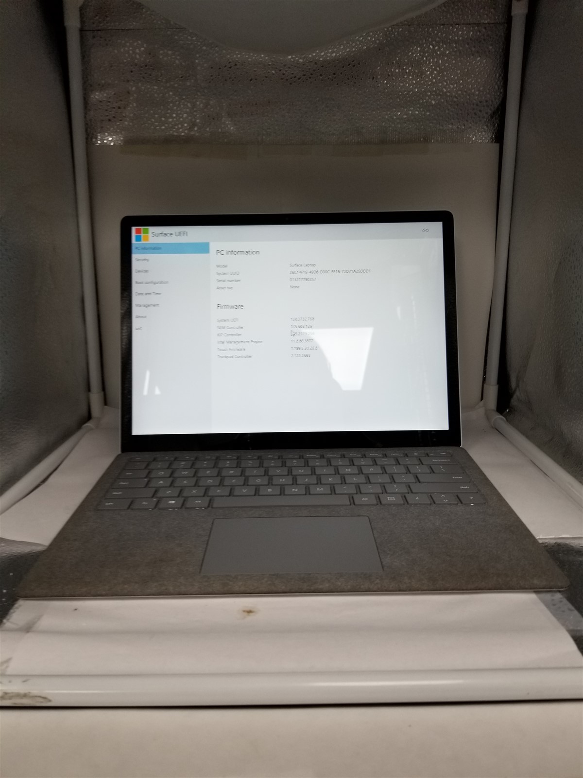 Microsoft Surface Laptop Core M3 13.5" 4GB 128GB Silver READ HOT SPOTS — photo 2