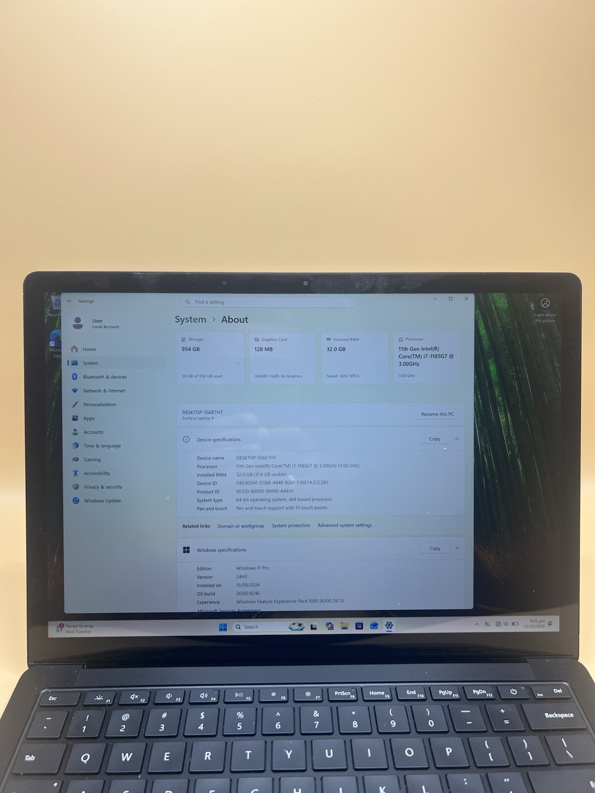 Microsoft Surface Laptop 4  i7 13.5" 32GB DDR4 1TB SSD READ — photo 2