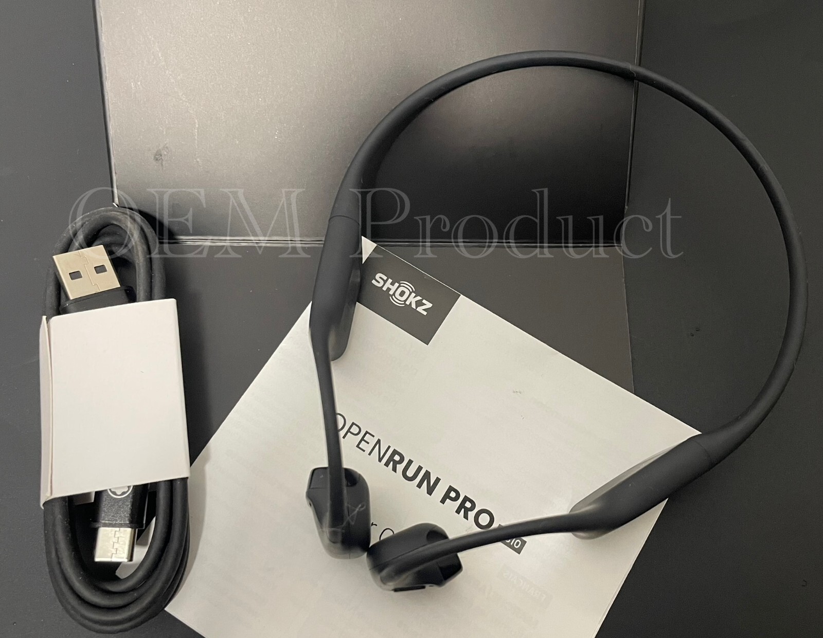 Shokz OpenRun Pro 2 Bone Conduction Open-Ear Sport Headphones Black S820 — photo 3