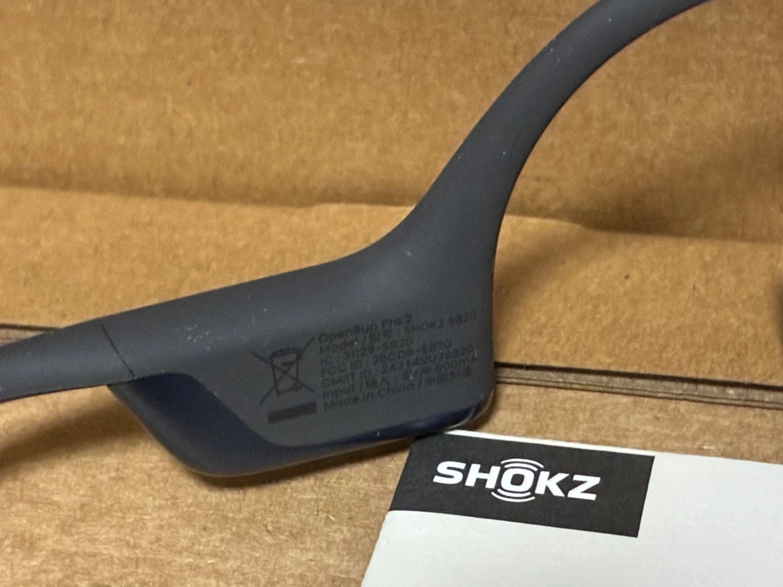 Shokz OpenRun Pro 2 Bone Conduction Open-Ear Sport Headphones Blue S820 — photo 4