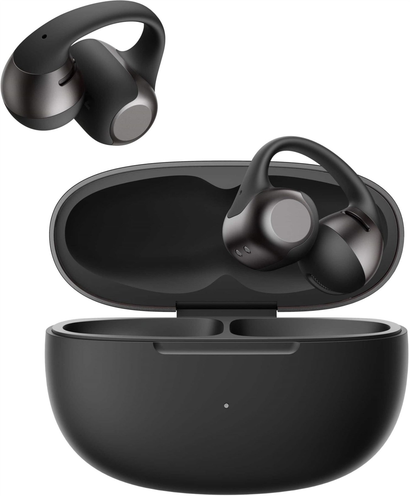 Shokz OpenDots 2 Open Ear Clip On Bluetooth Earbuds Dolby Audio Black — photo 4