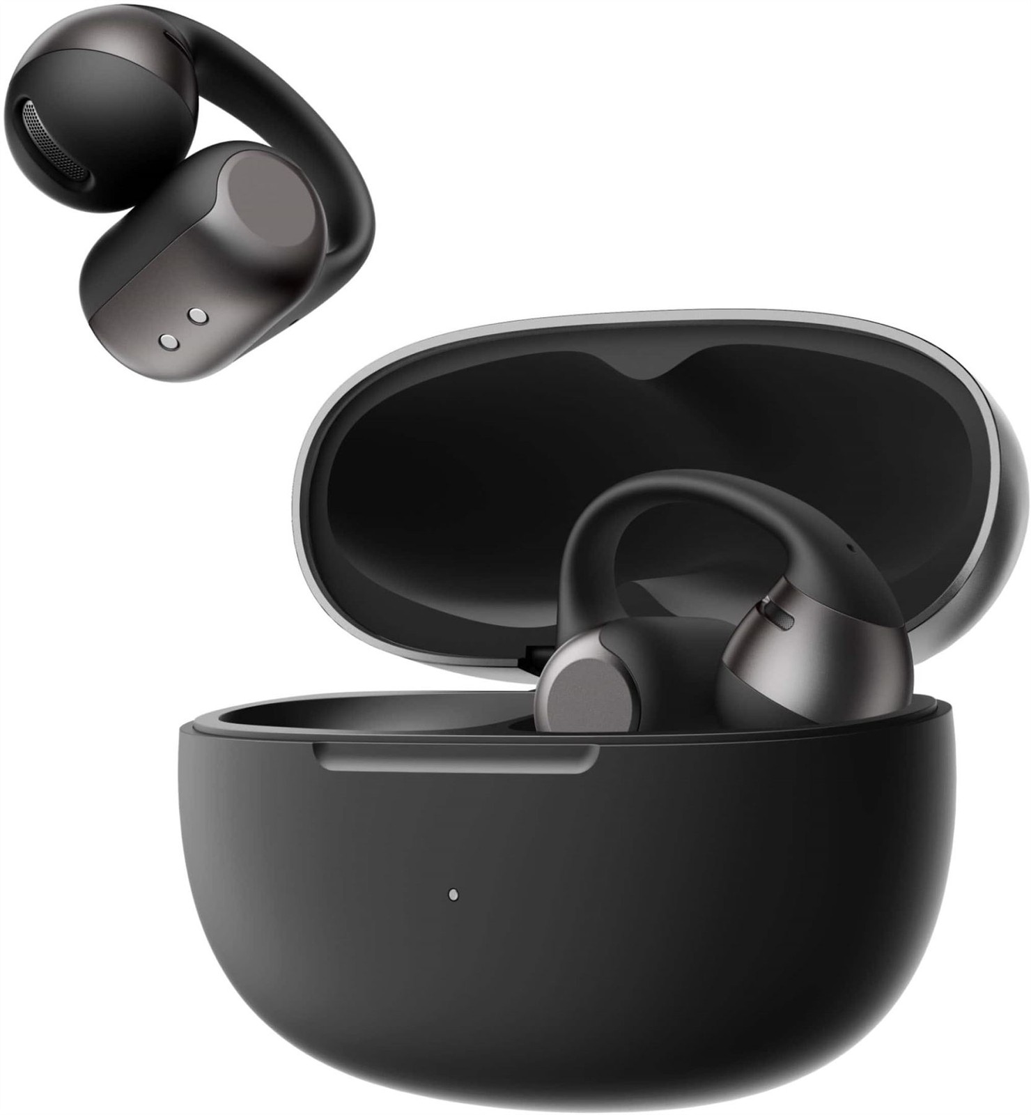 Shokz OpenDots 2 Open Ear Clip On Bluetooth Earbuds Dolby Audio Black — photo 5
