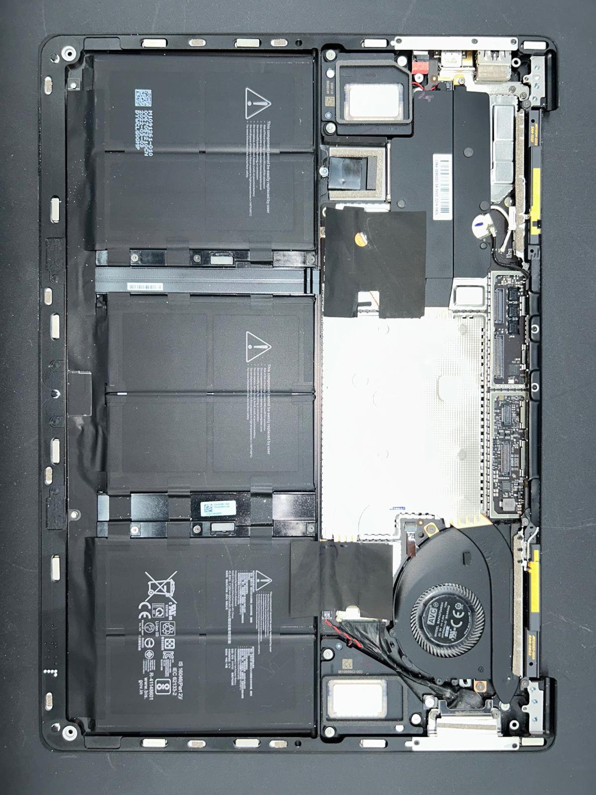 Microsoft Surface Laptop 5 1951 13.5in Motherboard Bottom Case Battery For Parts
