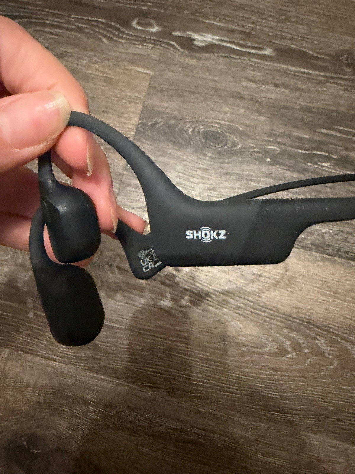 Shokz OpenRun Bone Conduction Sport Headphones S803 Black NO CHARGER — photo 2