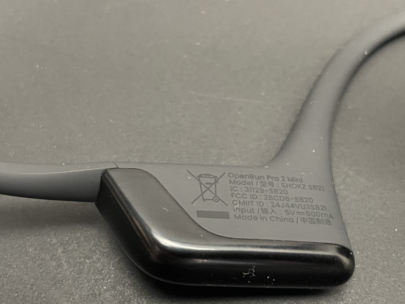 Shokz - OpenRun Pro 2 Mini Bone Conduction Sports Headphones  ( S821 )- Black — photo 3