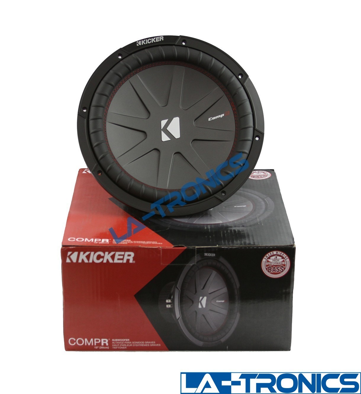 Kicker CompR CWR122 1000W Peak 12" Comp R Series Dual 2-ohm Subwoofer — photo 2