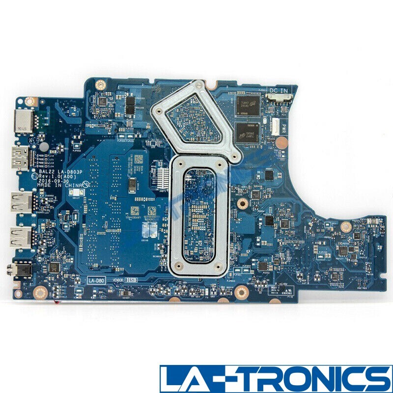 DELL Inspiron 15 5565 17 5765 AMD Laptop Motherboard FX-9800P LA-D803P 0R1WJH — photo 2