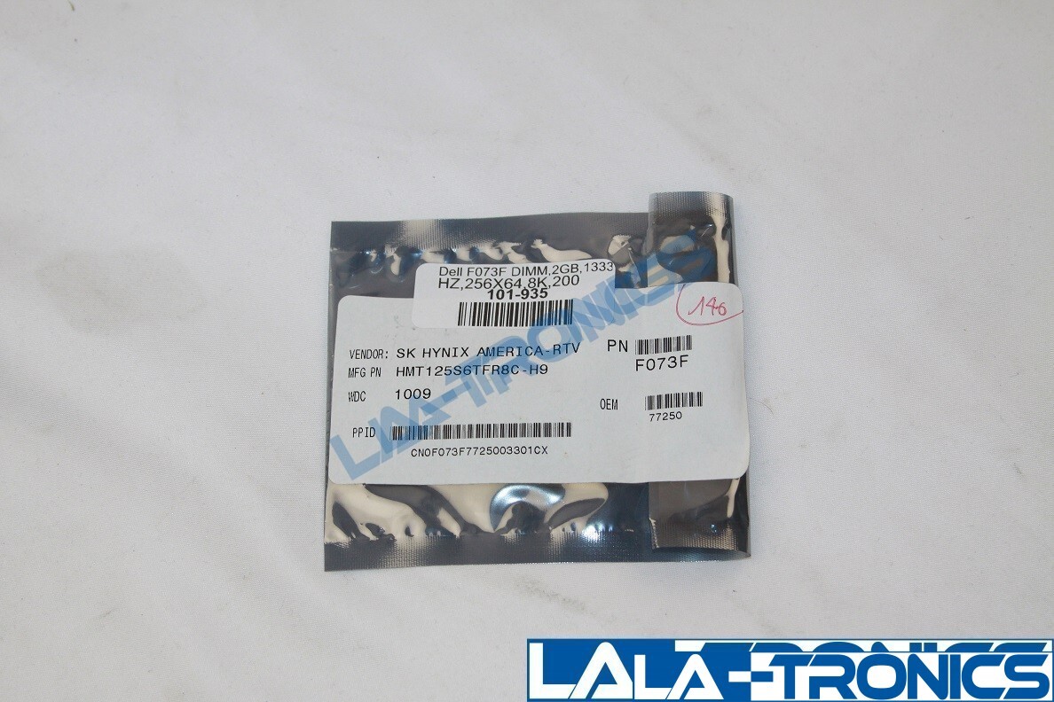 Dell Hynix 2GB PC3-12800S DDR3-1600MHz Laptop Memory