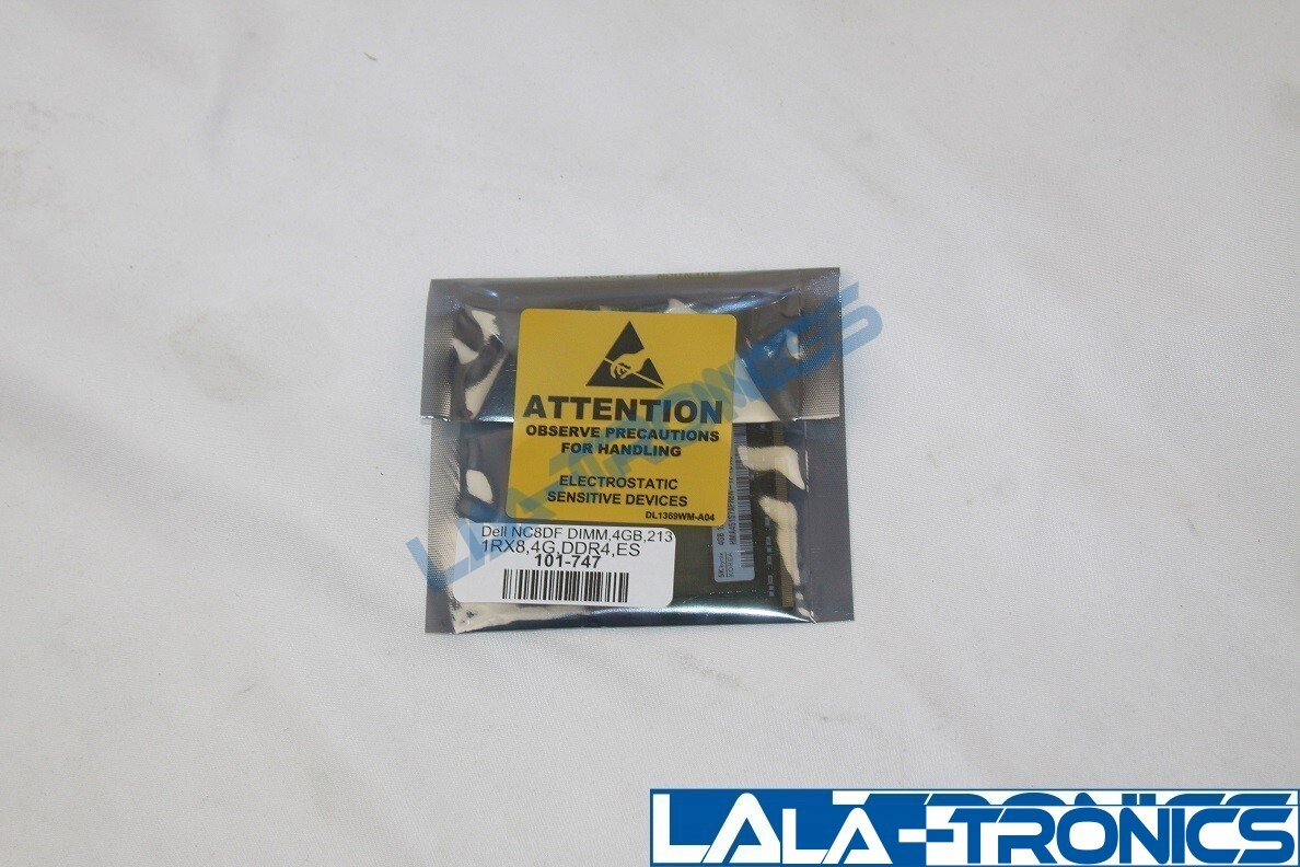 Dell RAM Memory 4GB 1Rx8 PC4-2133P 2133MHz DIMM DDR4  - NC8DF