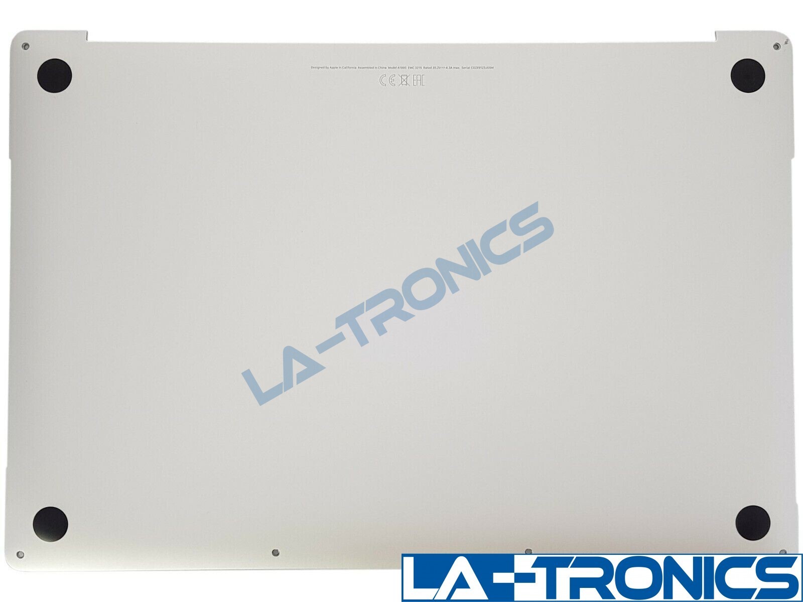 New Apple Macbook Pro 15" A1990 2018 2019 Silver Bottom Case Cover 923-00486