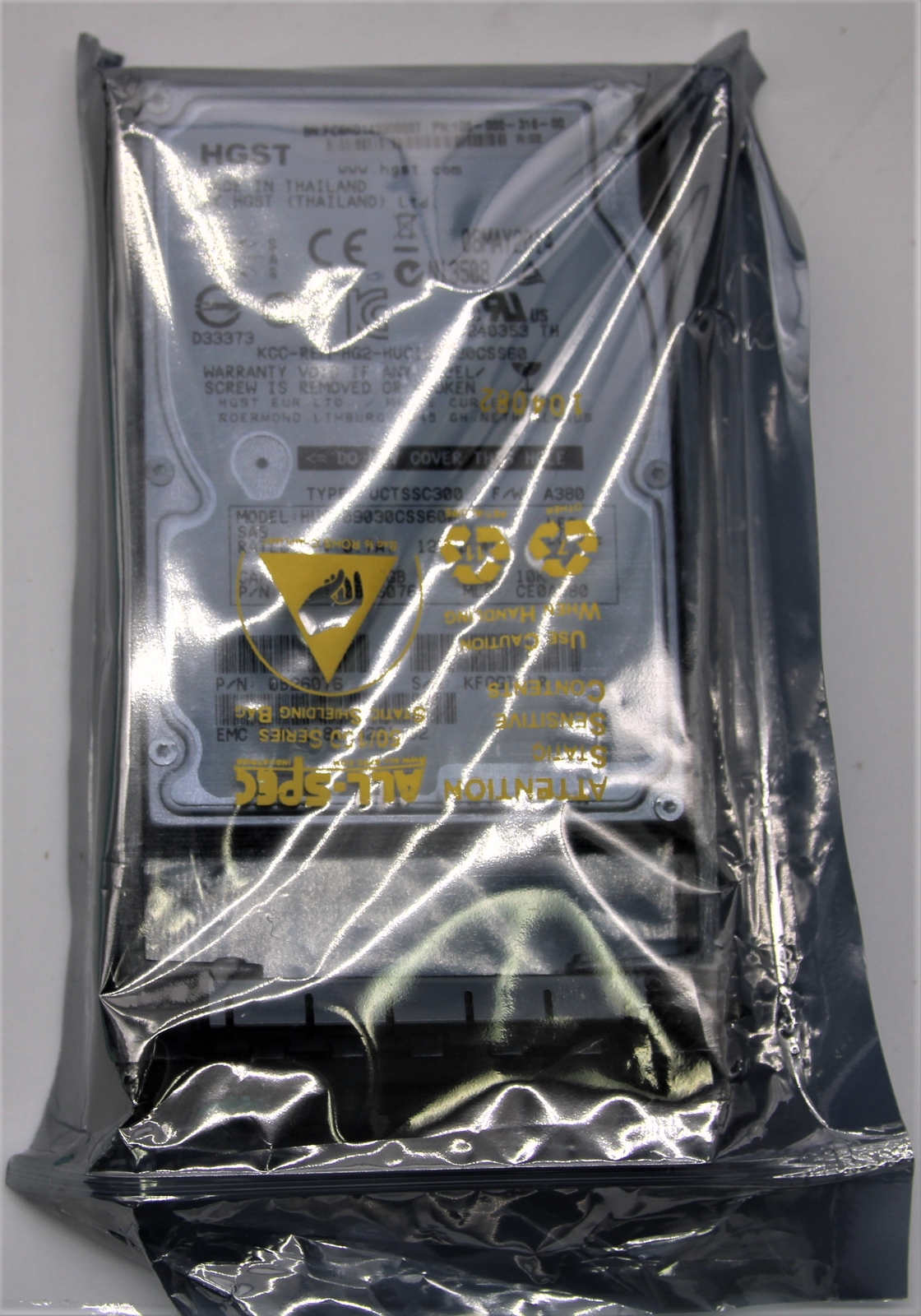 HGST 300GB EMC 10K 2.5" SAS HDD Hard Drive RecoverPoint G5 RPA 105-000-237 — photo 2