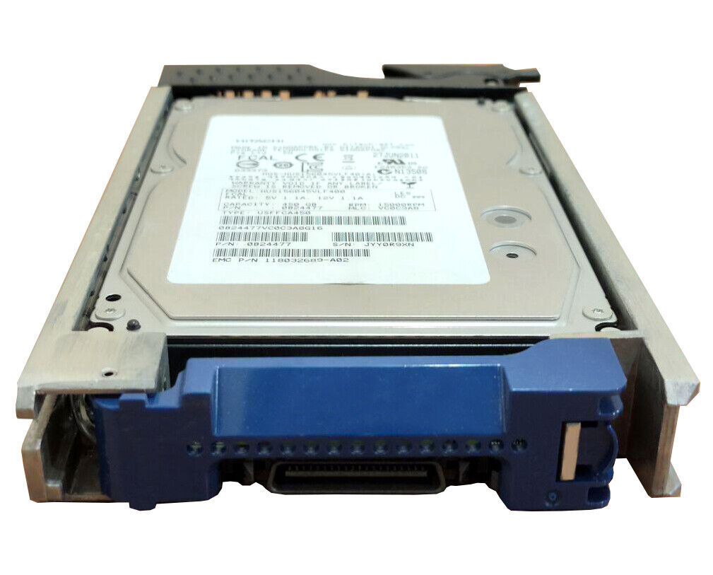 HITACHI HGST 450GB 15K 4GB 3.5in SAS Hard Drive W Caddy HUS156045VLF400 0B24477