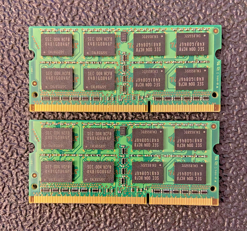 Samsung 4GB 2 X 2GB DDR3 PC3-8500S SODIMM Laptop Memory RAM M471B5673FH0-CF8 — photo 2