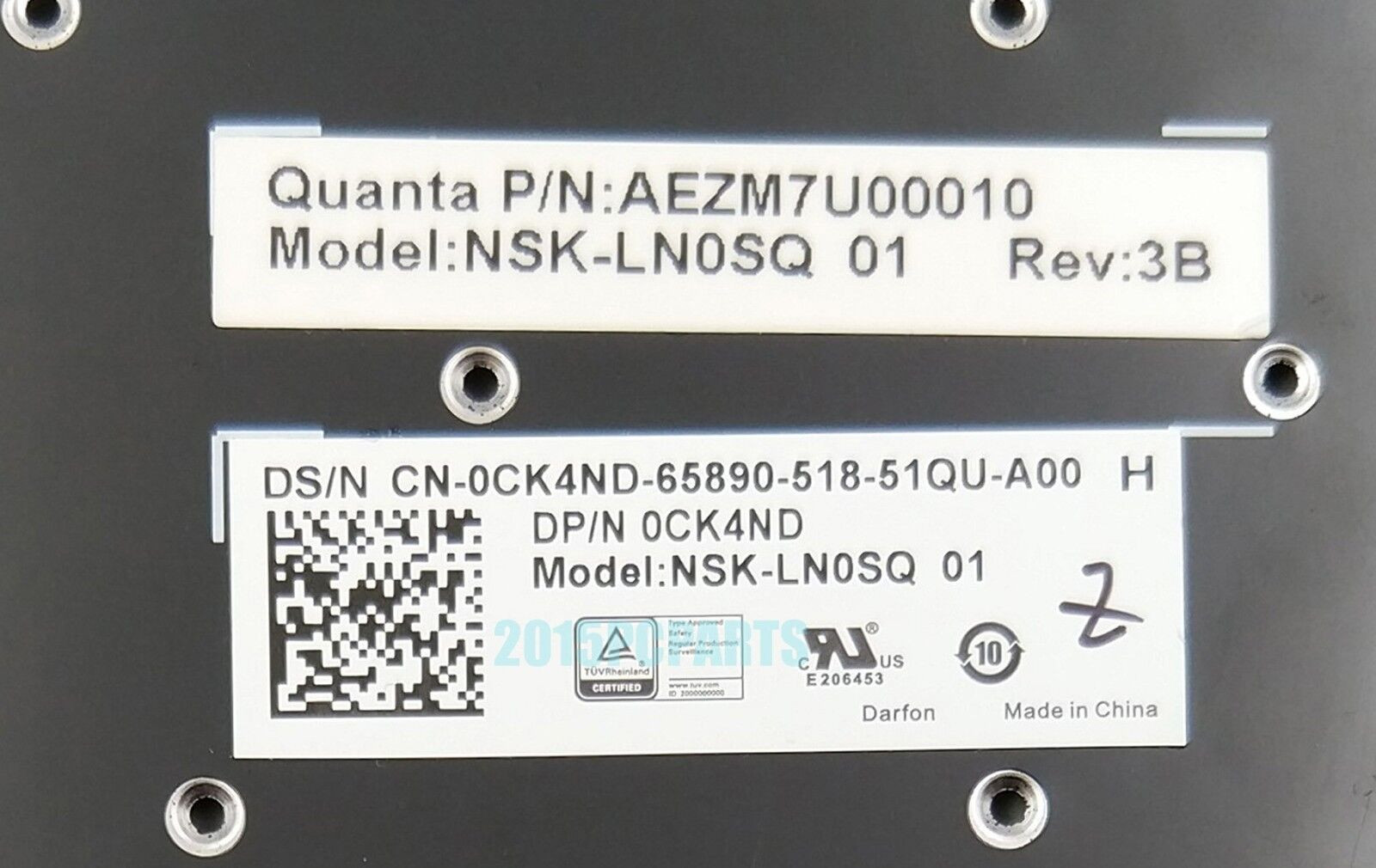 New For Dell Chromebook 11 3120 Keyboard US Black 0CK4ND NSK-LN0SQ 01 — photo 4