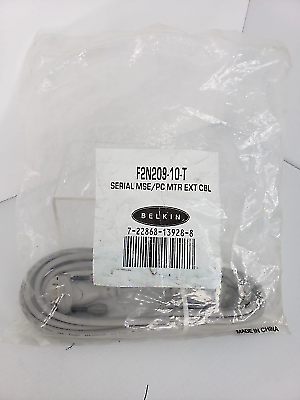 Belkin F2N209-10-T Serial Extension Cable 10 Feet DB9M To DB9F — photo 2
