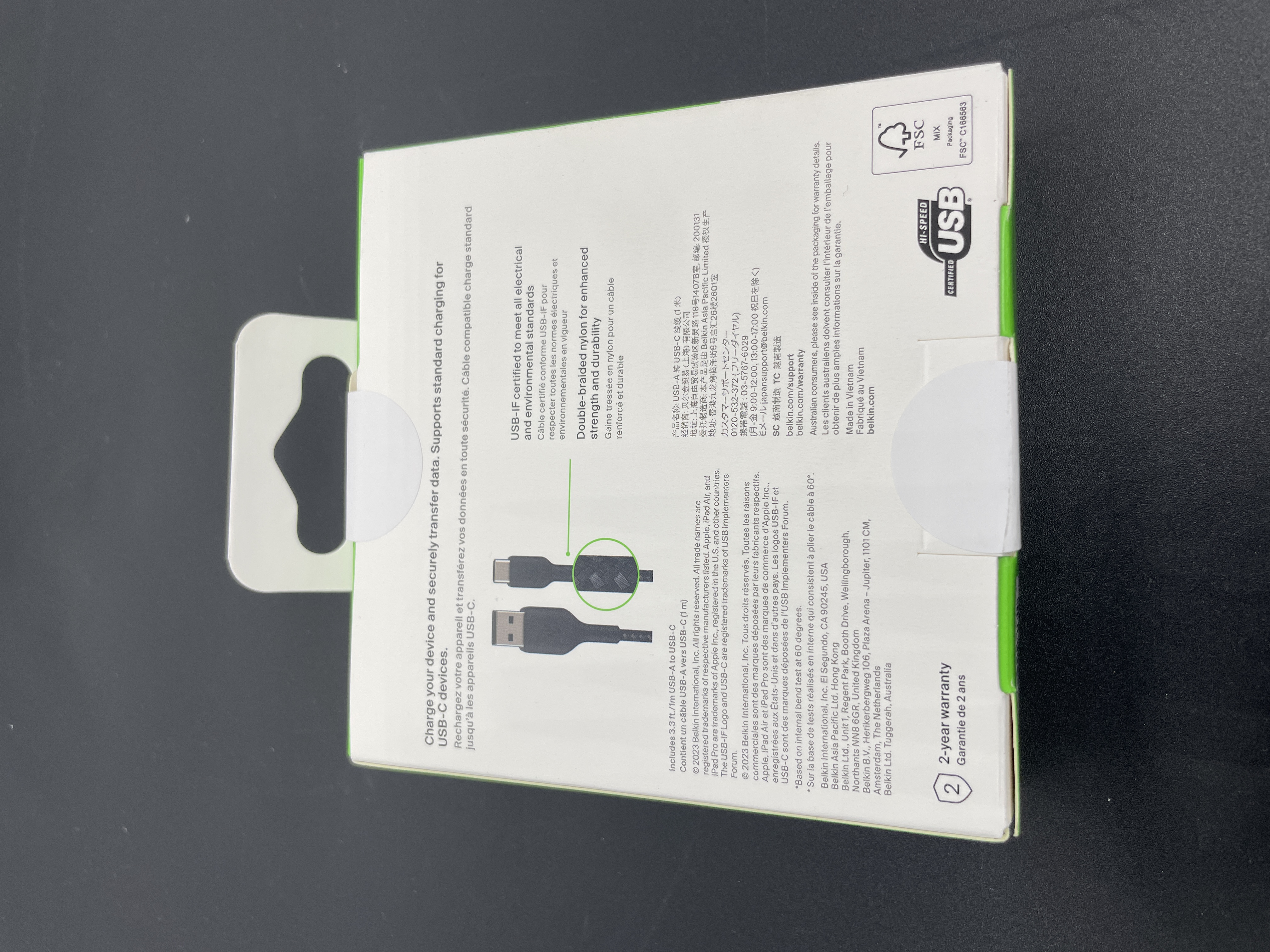 Belkin Braided USB-C Cable Boost Charge USB-A To USB Cable To USB Type-C Cable — photo 2