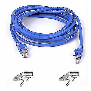 Belkin 4ft 10/100BT RJ45M/RJ45M CAT5E Network Ethernet Patch Cable Blue — photo 2