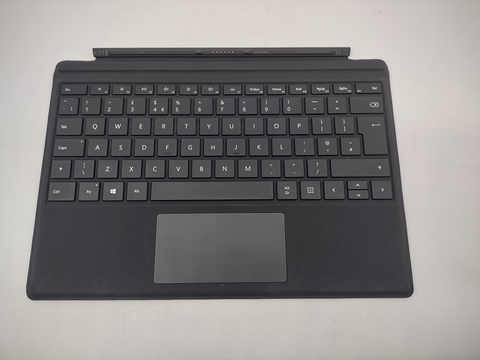 Microsoft Surface Pro 1725 Type Cover Black Grade B United Kingdom Keyboard READ