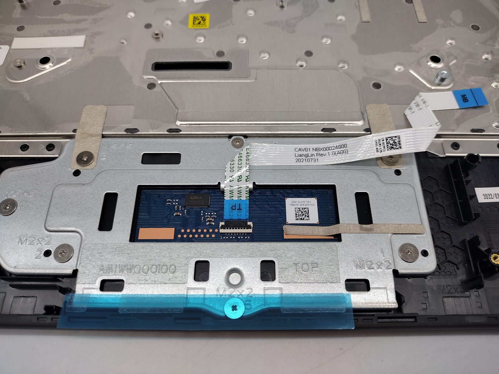 New Dell OEM Chromebook 11 3189 3181 Palmrest W Touchpad Assembly Black 0YFYX — photo 3