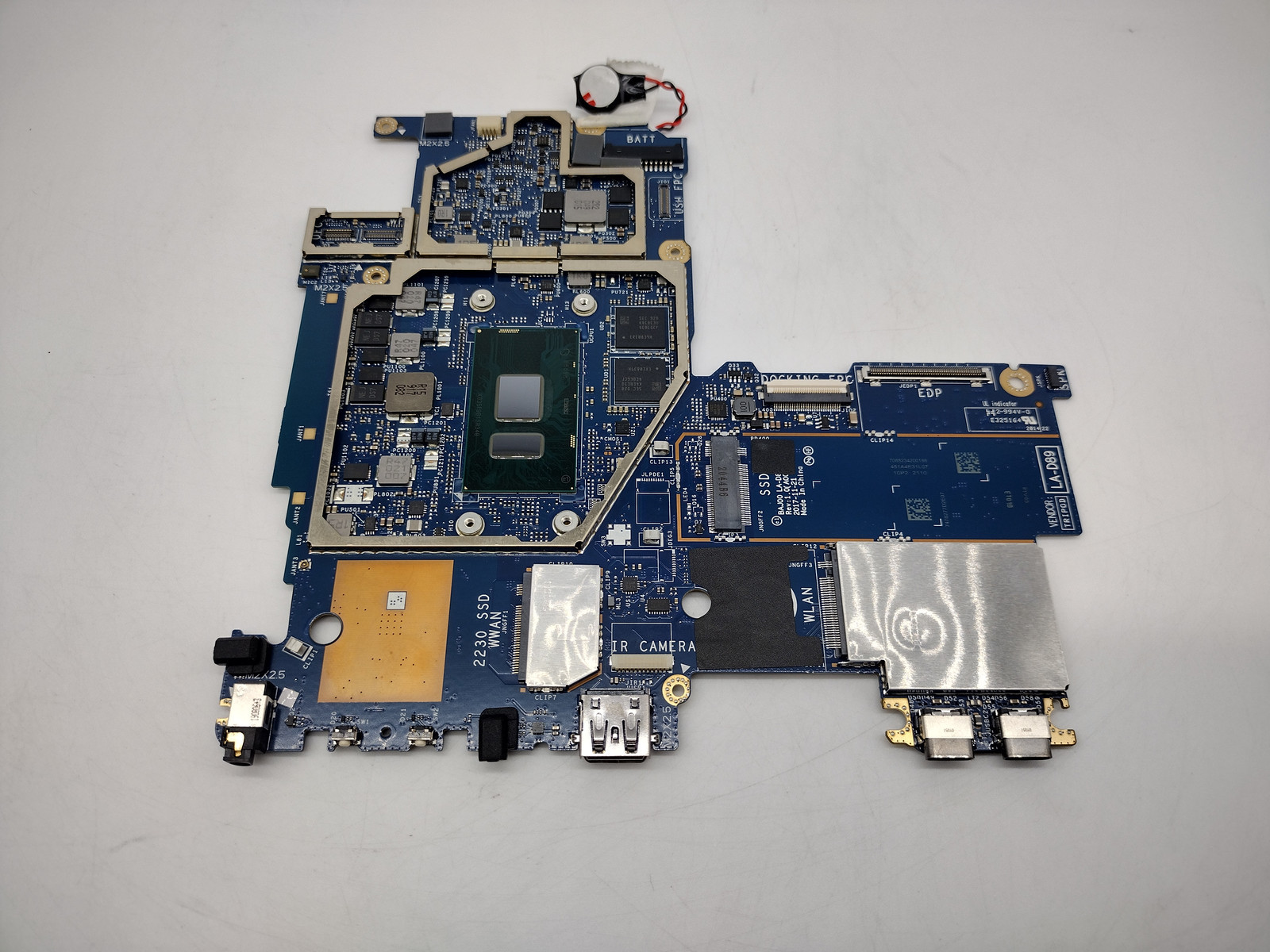 LA-D891P - Dell Latitude 5285 Tablet Motherboard Intel i5 2.6GHz 16GB RAM 0W1GYK