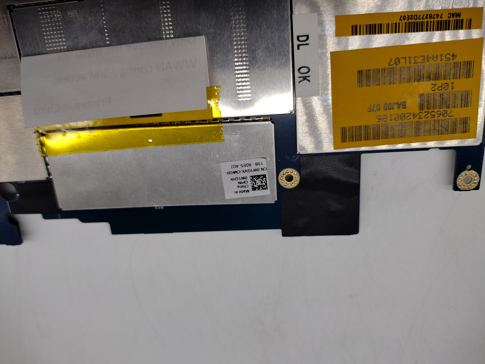 LA-D891P - Dell Latitude 5285 Tablet Motherboard Intel i5 2.6GHz 16GB RAM 0W1GYK — photo 4