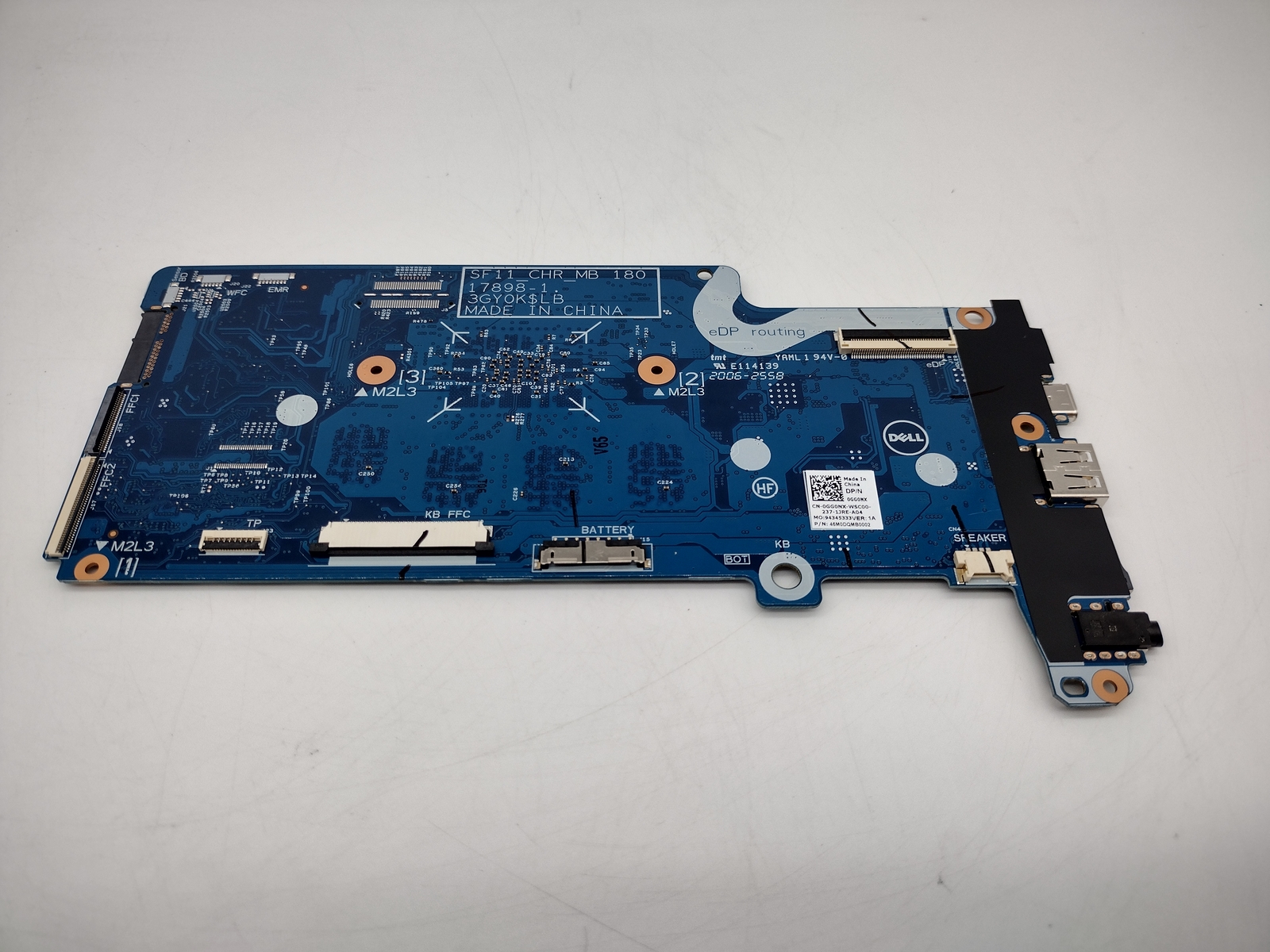 NEW Dell Chromebook 11 5190 Motherboard Celeron 4G 32G 0GG0NX 17898-1 — photo 2