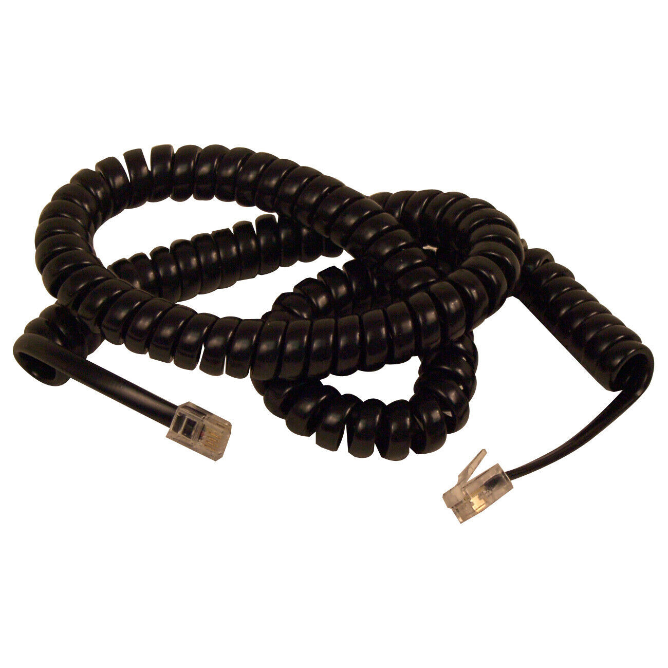 Belkin Coiled Telephone Handset Cable - 1 X Rj-11 Male - 1 X Rj-11 Male - 25ft - — photo 2