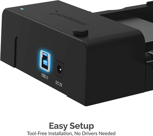 Sabrent USB 3.0 To SATA External Hard Drive Lay-Flat Docking Station EC-DFLT — photo 4