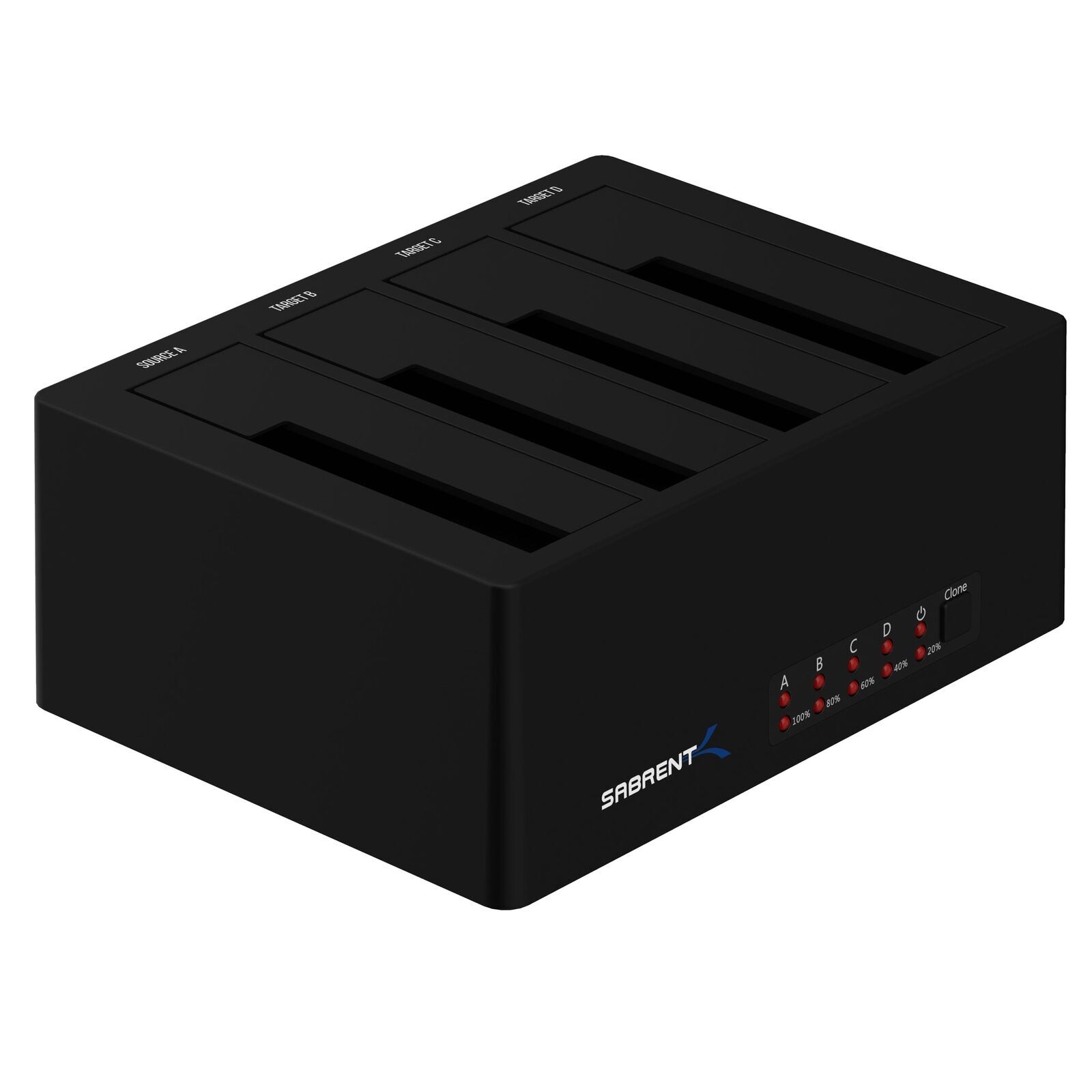 Sabrent 4-Bay USB 3.0 SATA 2.5in/3.5in SSD/HDD Docking Station DS-U3B4