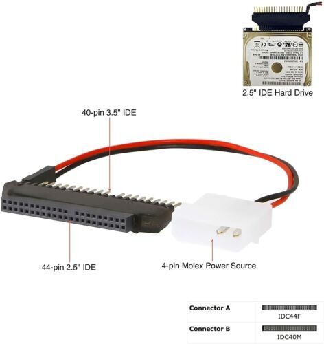 Sabrent 2.5 To 3.5 IDE Disk Drive Convert Notebook Hard Disk Drive  ADP-IDE23 — photo 2