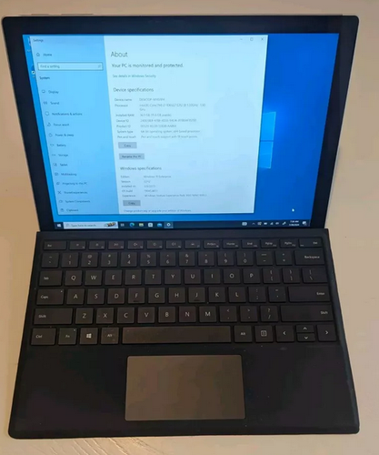 Microsoft Surface Pro 7 1866 i7-1065G7 16GB 256GB GRADE C With Keyboard