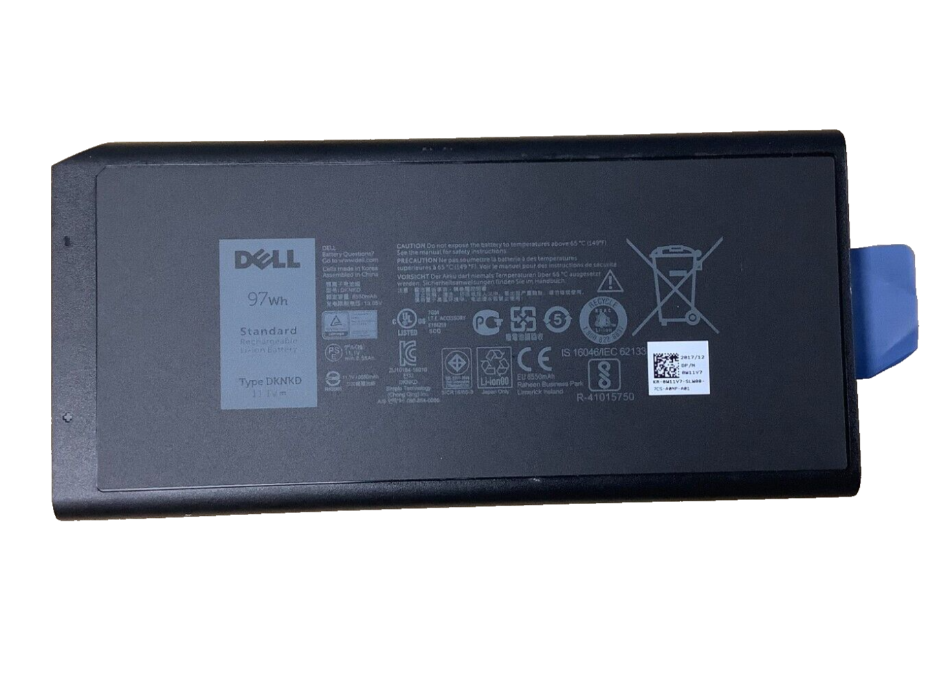 X8VWF DKNKD  Dell CJ2K1 4XKN5 Battery Latitude 14 E5404 E7404 E7204 XRJDF 97wh — photo 2