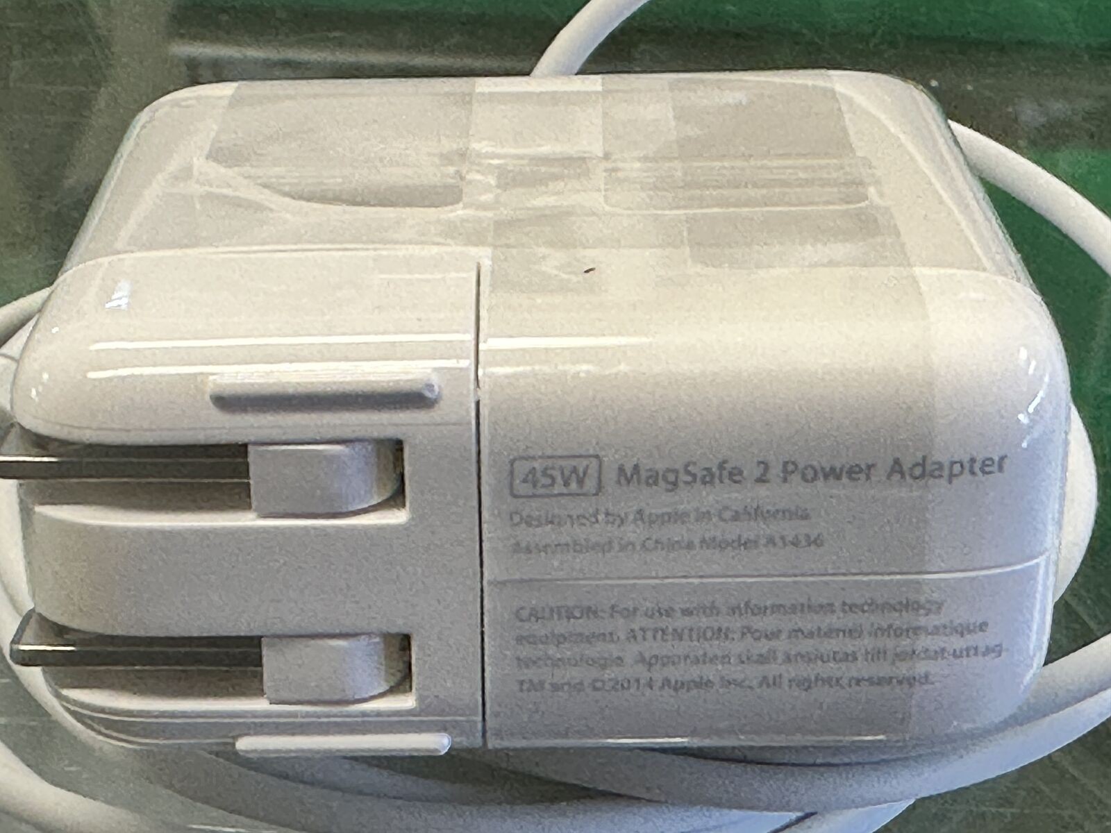 Genuine Apple 45W MagSafe 2 Power Adapter For MacBook Air (A1436) - New 45MS2 — photo 2
