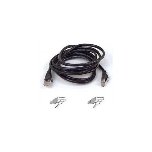 Belkin A3L79118INBLK 18Inch CAT 5E RJ45 Male To RJ45 Male Patch Cable 2pk BUNDLE