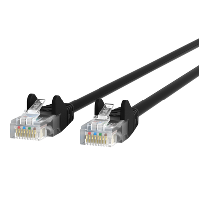 NEW Belkin A3L980B03-BLK-S CAT6 UTP Black Ethernet Cables 24AWG 3FT — photo 3